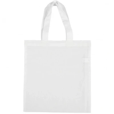 Afbeelding van Tas Creotime 28x30cm katoen wit