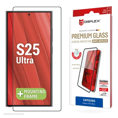 Afbeelding van Displex Screenprotector Geschikt voor Samsung Galaxy S25 Ultra Real Glass FC