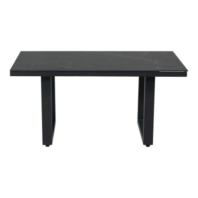 Afbeelding van Lesli Living Lounge tafel hoog Monte Carlo Negro 140x80cm