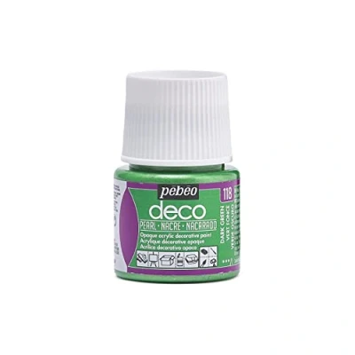 Image de Pébéo Deco Peinture 45 ml Nacré Vert Fonce