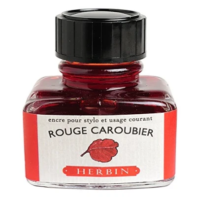 Afbeelding van Jacques Herbin 13022T inktfles, 30 ml, voor vulpen en roller, karusrood