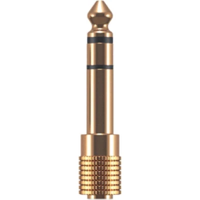 Afbeelding van Oehlbach D1C35021 i Jack AD 35/63 Jackplug Audio Adapter [1x female 3,5 mm 1x male 6,3 (stereo)] Goud