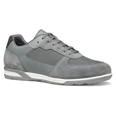 Afbeelding van Geox U Spherica Actif X3 Sneakers laag, Heren, Maat: 43, Grey Leer en textiel