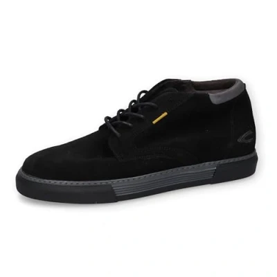 Afbeelding van camel active Hoge sneaker in suède Maat menswear 42 Zwart