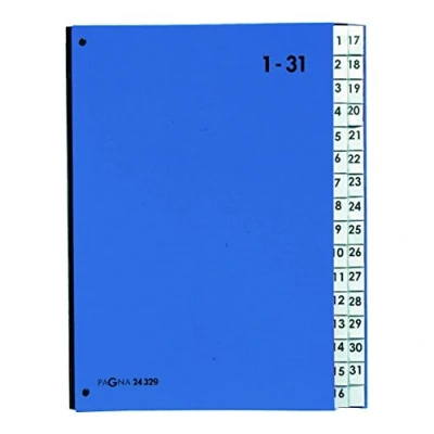 Image de PAGNA classeur Pult Color, format A4, 1 31, 31compartiments