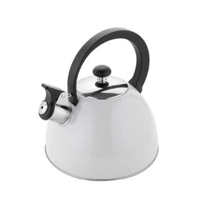 Afbeelding van Florina Brillo fluitketel 2,5L voor alle warmtebronnen Waterketel Lichtgrijs
