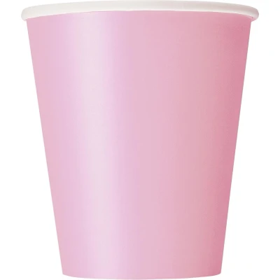 Afbeelding van Bekers lichtroze 270 ml 14 stuks