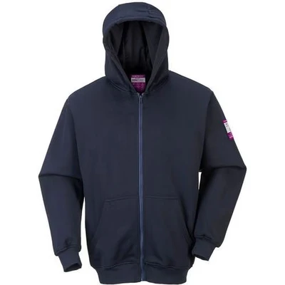 Image de Sweatshirt résistant flamme zippé à capuche FR81 Portwest
