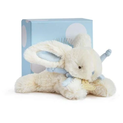 Afbeelding van Doudou et Compagnie knuffeldier konijn 16 cm blauw Lapin Bonbon DC3376