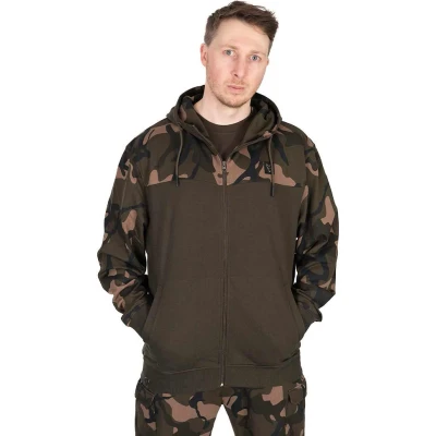 Afbeelding van Fox LW Khaki/Camo Split Zip Hoody Vis Vest L trui