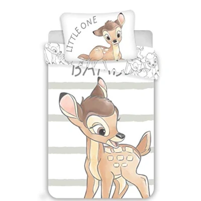 Image de Parure housse de couette + taie Bambi 100 x 135 cm