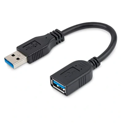 Afbeelding van USB kabel Startech USB3EXT6INBK Zwart
