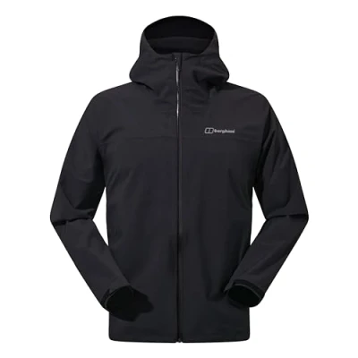 Afbeelding van Berghaus Arnaby Hooded Outdoorjas, Heren, Maat: Large, Black