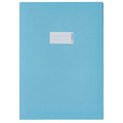 Afbeelding van HERMA Hefhoezen van gerecycled papier, hoge kleuren, A4, lichtblauw, 10 stuks