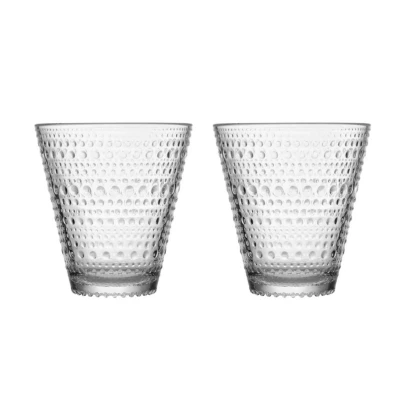 Afbeelding van Iittala Glazen Kastehelmi Helder 300 ml 2 Stuks