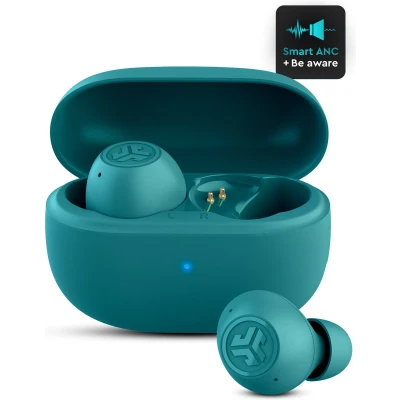 Afbeelding van JLab Audio GO POP ANC Oordopjes (ANC, 7 h, Draadloze), Koptelefoon, Turkoois
