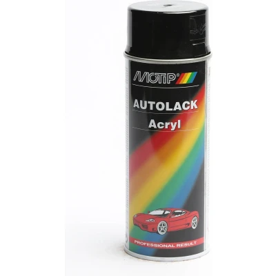 Afbeelding van Motip 46860 Autolak Spuitbus Zwart 400ml Weerbestendig Slijtvaste Lak