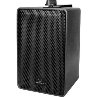Afbeelding van Renkforce RL100W BK Boekenplank speaker Zwart 100 W 90 Hz 20000 1 paar