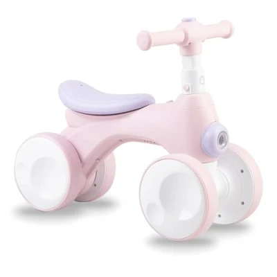 Afbeelding van MoMi Tobis Loopfiets Mini Bike Balance met Toeter, Licht &amp; Bellenblaas geschikt vanaf 2 jaar Roze