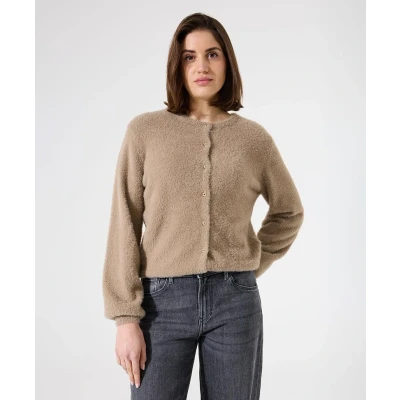 Afbeelding van Garcia Vest Effen Bruin S