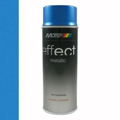 Afbeelding van Motip Deco Effect Metallic Blauw 400 ml
