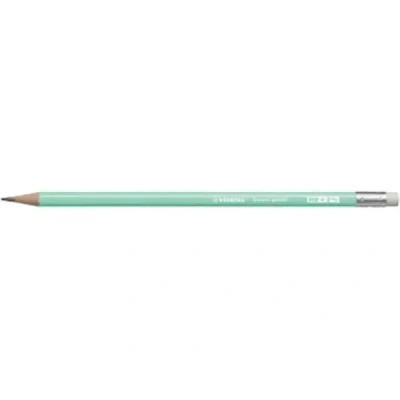 Afbeelding van STABILO Swano pastel potlood, HB, met gom, groen potlood