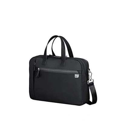 Afbeelding van Samsonite Laptopschoudertas Eco Wave Bailhandle 15.6 Inch 2 Comp Black