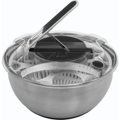 Afbeelding van Slacentrifuge / slazwierder sladroger RVS 3,5 liter Salade spinner