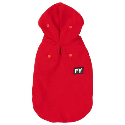 Afbeelding van Fuzzyard Honden Hoodie Flash Hondenkleding Rood 1
