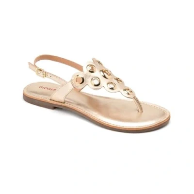 Afbeelding van Gioseppo Ollados Dunbar Teensandalen, Dames, Maat: 37, Platino Leer