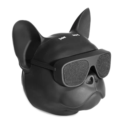 Afbeelding van Ibiza Dog sound, kleine accu bluetooth luidspreker in de vorm van een hondekop