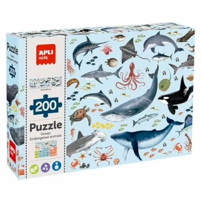 Image de APLI kids Endangered animals Ocean puzzle 200 pièces