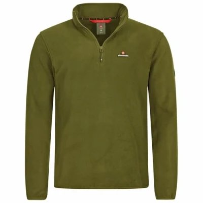 Afbeelding van Höhenhorn Skyja Herentrui van microfleece met halve ritssluiting, voor herfst en winter, Groen
