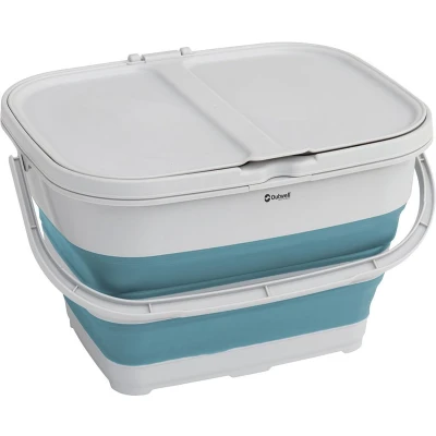 Afbeelding van Outwell Collaps Opvouwbare Prullenbak 30 Liter Classic Blue Blauw Afvalbakken