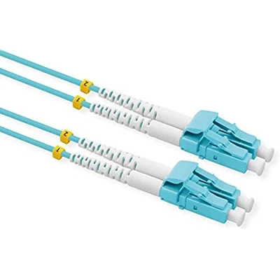 Afbeelding van VALUE glasvezelkabel 50/125µm OM3, LC/LC, Low Loss connector, turkoois, 15 m
