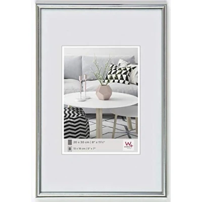 Image de walther design cadre photo argenté 21 x 29,7 cm (DIN A4) plastique Galeria KS130H