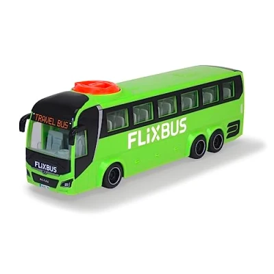 Afbeelding van Dickie Toys Man FlixBus groen 27 cm bus met stuurfunctie, vanaf 3 jaar (203744015)