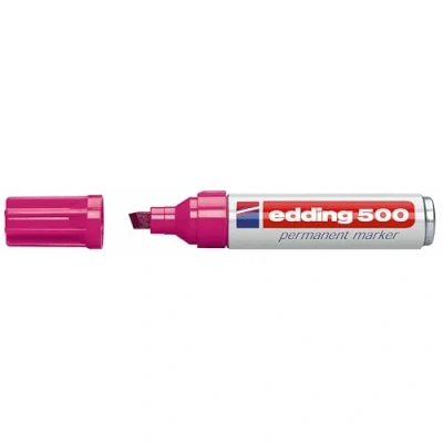 Afbeelding van Viltstift Edding 500 schuin roze ds á 10 stuks
