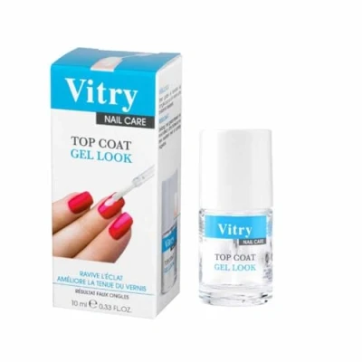 Afbeelding van Vitry Nagelverzorging Top Coat Gel Look 10 ml