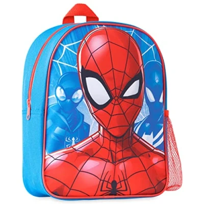 Afbeelding van Marvel Spiderman Rugzak Kids Rugzakken voor jongens, Blauw/Rood, Eén maat, one size