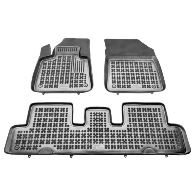 Afbeelding van REZAW PLAST 201227 Vloermatset Rubber voor en achter Zwart CITROËN: C4 Picasso 2