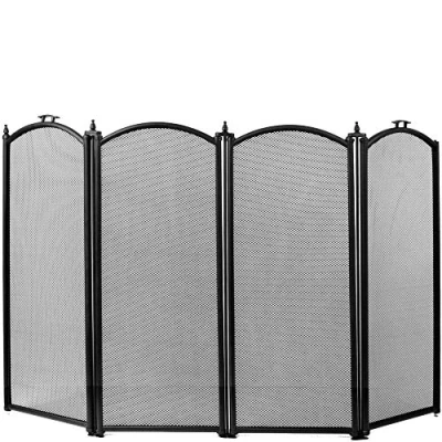 Afbeelding van Fire Vida Stanton 4 Spark Guard, metaal, zwart