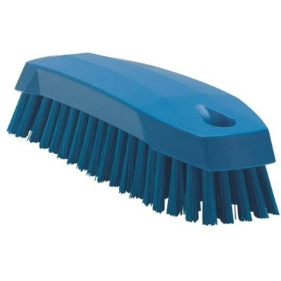 Image de VIKAN 35873 brosse à main M, 165 mm, polyester, moyen, bleu 3587/3