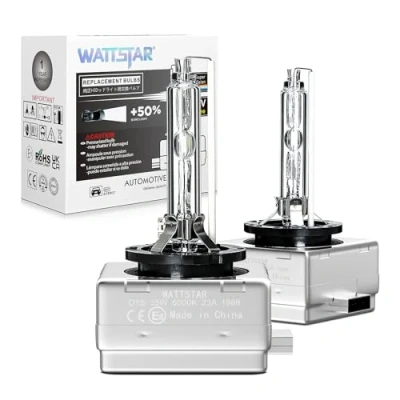 Afbeelding van Wattstar D1S 6000K, xenon Bulb Replacement bulb, HID bulbs, 35W headlight IP68 waterproof.