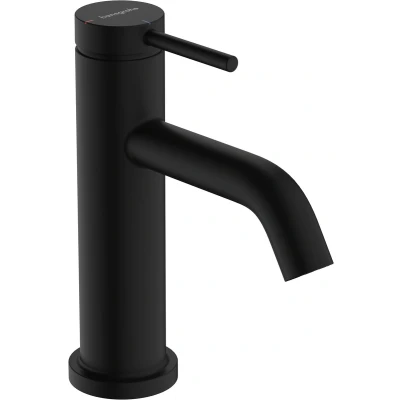 Afbeelding van hansgrohe Tecturis S ééngreeps wastafelkraan 80 CoolStart zonder waste mat wit