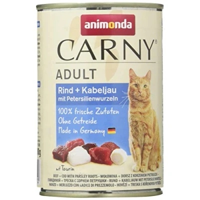 Afbeelding van Animonda Carny Adult Rund met Kabeljauw en Peterselie 6 x 400 g