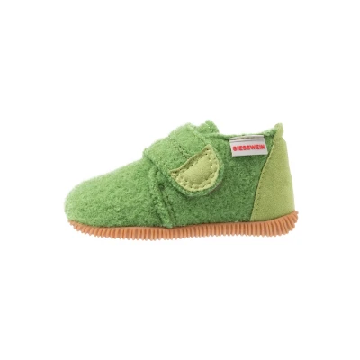 Afbeelding van Giesswein Oberstaufen Pantoffels voor kinderen, Maat: 18, Light green Leer en textiel