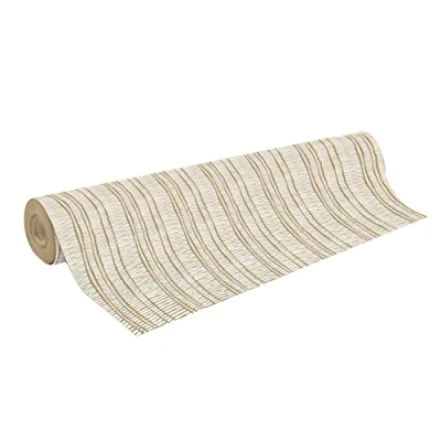 Afbeelding van Clairefontaine 223881C 1 rol kraftpapier, rauw, gerecycled, 50 x 70 cm, g, motief: witte streken, gerecycled papier, ideaal voor geschenkverpakkingen, DIY, creatieve hobby&#039;s