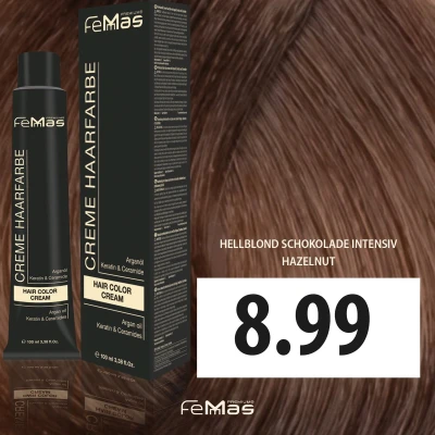 Afbeelding van Femmas (8.99) Haarverf Lichtblond Chocolade Intens 100ml