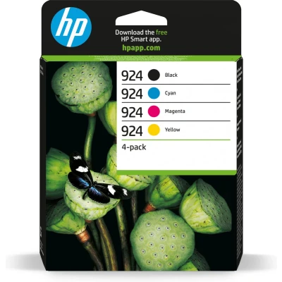 Afbeelding van HP 924 Originele Cmyk inktcartridge 4 Stuks (6c3z1ne#301)